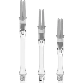 Příslušenství pro šipky Násadky na šipky L-Style Silent Slim otočné, průhledné, 37mm