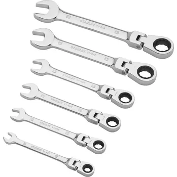 Klíč Stanley 6dílná sada kloubových ráčnových očkoplochých klíčů MaxiDriv Plus 4-91-444