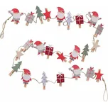 Boltze Home Adventní kalendář Monti s klipy 220 cm