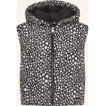 Barbour International Dámská Vesta Calista, černá / bílá, 44
