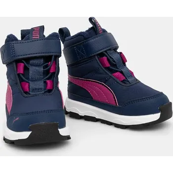Dívčí zimní obuv Dětské zimní boty Puma Evolve Boot AC+ Inf tmavomodrá barva 392646 59X, EUR 21