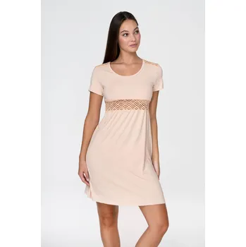 Dámské noční prádlo TIMO Timo | Krajková noční košilka z jemné viskózy - M / 43