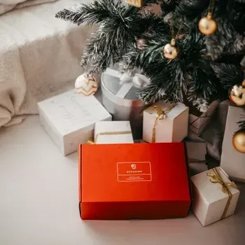 Dárkový potravinový koš Upraženo - Dárkový balíček CHUŤ VÁNOC - 3x 250 g