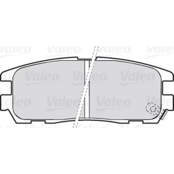 Brzdová destička Sada brzdových destiček, kotoučová brzda VALEO 301507