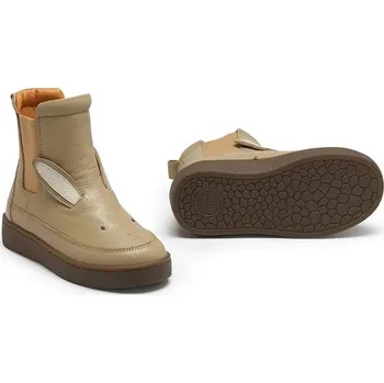 Dívčí sněhule Dětské kožené zimní boty Donsje Thuru Classic Boots Bunny 2023806.29.33 béžová 12X, EUR 32