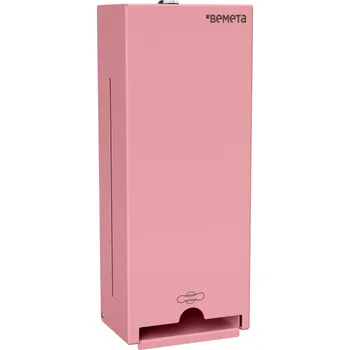 Zásobník na papírové ručníky Zásobník na vložky, nerez, růžová