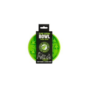 Miska pro psa Protihltací miska a lízací podložka 2v1 – PAW MINI – Zelená