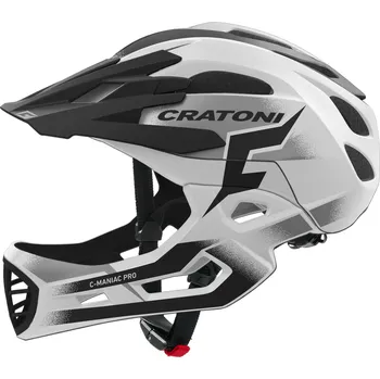 Sportovní chránič CRATONI C-Maniac Pro White/Black Matt - vel. L/XL (58-61cm)