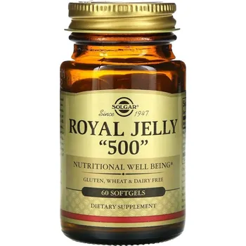 Přírodní produkt Solgar Mateří kašička 500 mg - 60 měkkých gelů