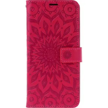 Pouzdro na mobilní telefon Pouzdro Xiaomi Redmi Note 14 Pro 5G knížkové Mandala tmavě růžová (kryt neboli obal na Xiaomi Redmi Note 14 Pro 5G)