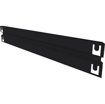 Dílenský regál zábrana proti vypadnutí věcí z regálu 60 cm černá - pro Velký regál Biedrax