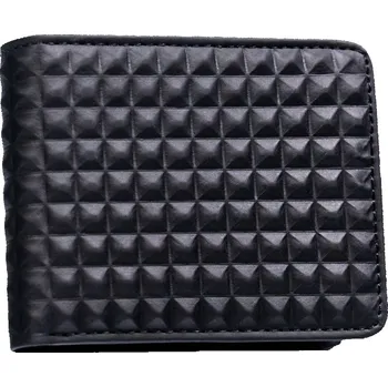 Peněženka Pánská peněženka s módním geometrickým vzorem Barva: Černá