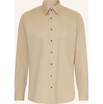 Pánská košile Eterna Pánská Košile Modern Fit, béžová / bílá, 44