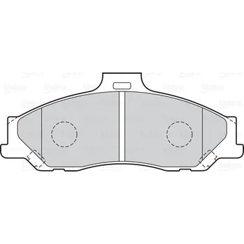 Brzdová destička Sada brzdových destiček, kotoučová brzda VALEO 302060