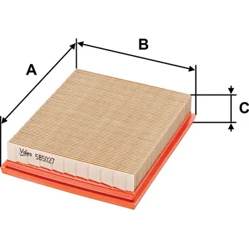 Filtr do auta Vzduchový filtr VALEO 585027