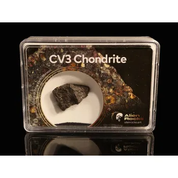 Přírodní kámen Meteorit | Uhlíkatý | CV3 Chondrit | 5-8 g