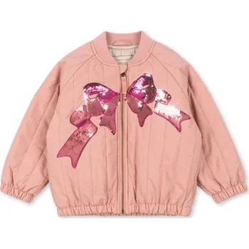 Dívčí bunda Bomber prošívaný s flitry JUNO Rosette Konges Slojd velikost: 3 roky (92-98)