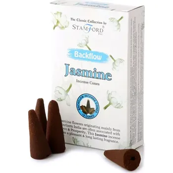 Žertovný předmět Vonné kužely 12ks pro kouřový vodopád - Stamford Jasmín rostlinná báze
