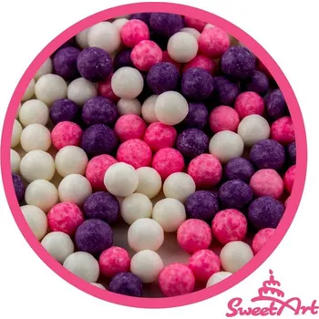 Jedlá dekorace na dort SweetArt cukrové perly Princess mix 7 mm (80 g) ♡