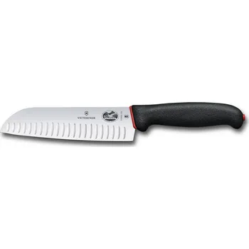 Kuchyňský nůž Victorinox - Kuchyňský nůž santoku DUAL GRIP 17 cm černá