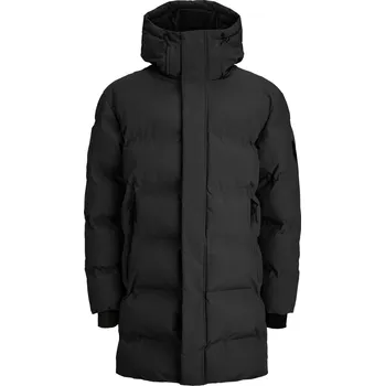 Pánská softshellová bunda JACK AND JONES Jack & Jones Fushion Long Puffer Jacket černá L