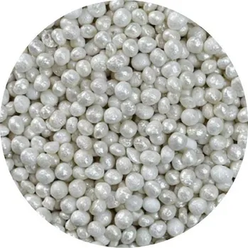 Cukrovo-rýžové perly bílé perleťové 3-4 mm 1kg - I LOVE CAKES | Skvělé pro Váš domácí dort