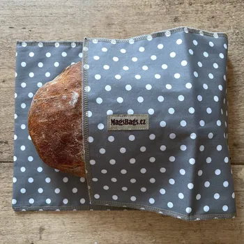 chlebník Chlebapsa - šedobílý puntík Magsbags.cz