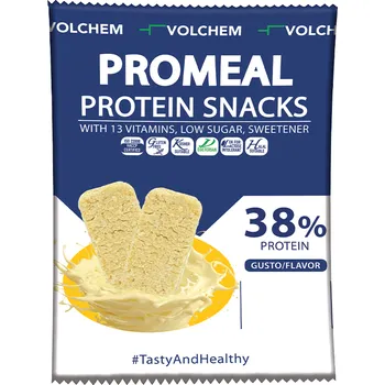 Protein Volchem Promeal Protein Snacks - White Příchuť: Kokos