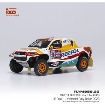 autíčko Toyota GR DKR Hilux T1+ - Rally Dakar 2023 #229 Pujol - Valcarcel 1:43 IXO