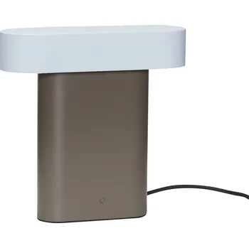 Lampička Hübsch, Stolní lampa Sleek hnědošedá - Formadore