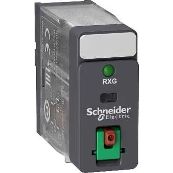 Stavebniny Schneider RXG12E7 Relé Zelio RXG,1 C/O,10 A,48V AC,testovací tlačítko a LED