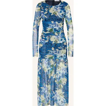 Dámské šaty Rich & Royal Dámské Síťované Šaty, modrá / tmavě žlutá /...