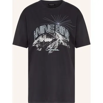 Dámské tričko Anine Bing Dámské Tričko Walker, černá / béžová / světle...