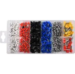 Koncovky kabelové, krimpovací s izolací, sada 685ks