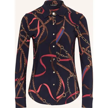 Dámská halenka Lauren Ralph Lauren Dámská Košile Z Jersey, tmavě modrá /...