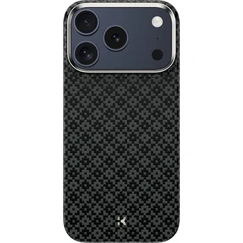 Pouzdro na mobilní telefon Benks Magnetic Armor Air Armor Grid Kevlar Case Metal Frame 600D (B069) pro iPhone 17 Pro černá