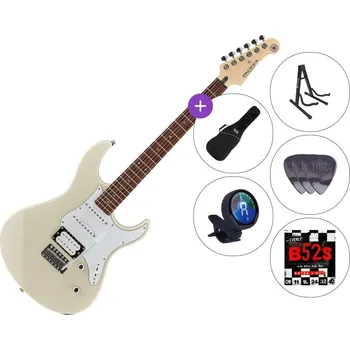 Elektrická kytara Yamaha Pacifica 112 V SET 3 Vintage White Elektrická kytara