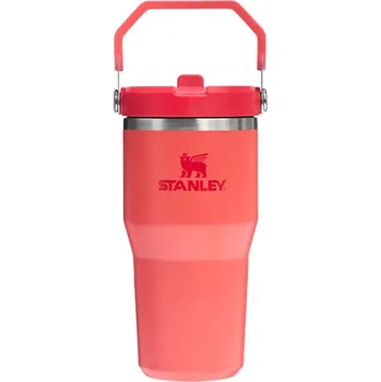 Termohrnek Termoláhev s integrovanou slámkou The IceFlow™ Tumbler 600 ml Hot Coral