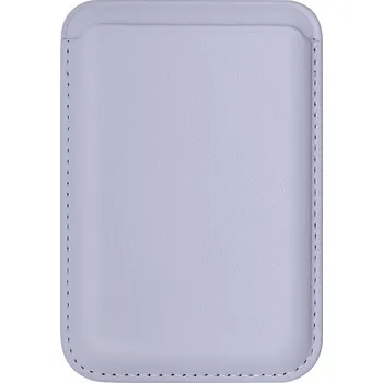 Pouzdro na mobilní telefon AlzaGuard PU Leather Card Wallet Compatible with Magsafe - šeříková