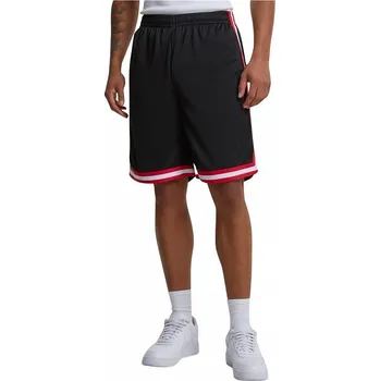 Pánské oblečení Pánské šortky Urban Classics s kontrastním lemováním Barva: černá - červená - bílá, Velikost: XL