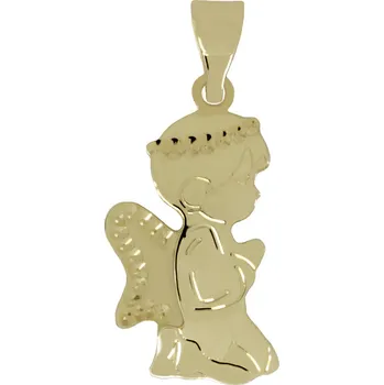 Přívěsek Zlatý přívěsek andělíček 3D, 1.14 g,