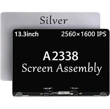Apple MacBook Pro 13" Retina M1 A2338 2020 LCD assembly stříbrný displej