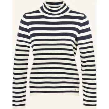 Dámský svetr Brax Rolák Lesley, tmavě modrá / bílá