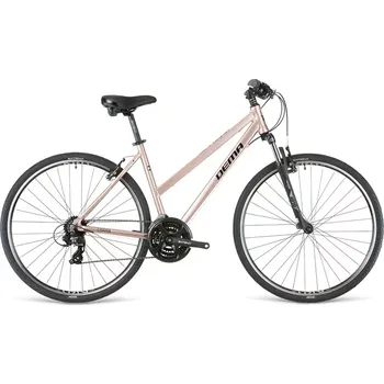DEMA LOARA 1 růžová/černá (< 175 cm) (Trekové kolo Dema LOARA 1 pink - black S/17')