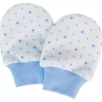 Rukavice ESITO | Rukavice bavlna Hvězdička Blue - modrá / 56