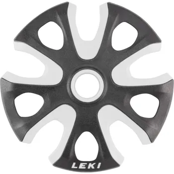 Sjezdová hůlka Talířek LEKI Big Mountain Basket, white-black - 95 cm
