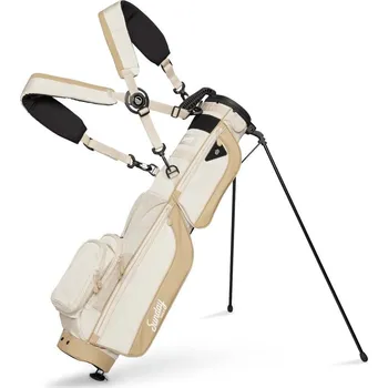 Golfový bag Sunday Golf Loma XL carry bag, béžovo/bílý