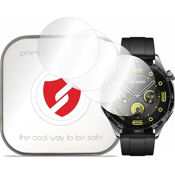 Příslušenství k chytrým hodinkám Smart Protection Premium Classic 4 ks Huawei Watch GT 4 46mm průhledný