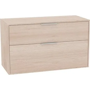 Koupelnový nábytek Koupelnová skříňka bez umyvadla Roca Optica 98,5x58x45,5 cm světlý dub OPTDESK1002ZJ