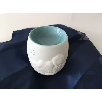 Aroma lampa Aroma lampa „Ochranný anděl“ – keramická dekorace pro klid a harmonii modrá